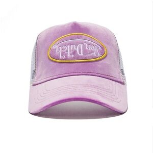 Von Dutch Purple and Yellow Trucker Hat